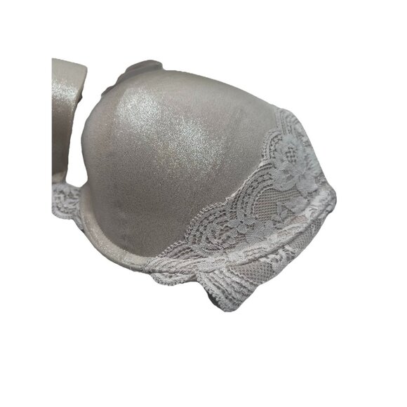Victoria’s Secret dream angels push-up bra women’s size 36C shiny Lace Wired - Picture 3 of 12